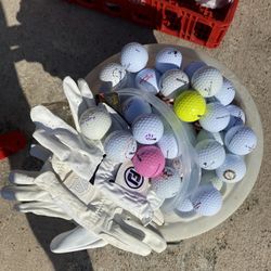 2 Buckets Of Golf Balls 