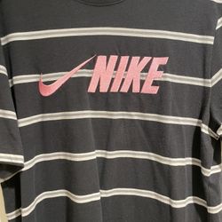 Nike Striped T Shirt Trendy Fashion