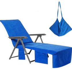 Pool Chaise Lounge Cover Soft and Quick Dry Beach Chair Towel