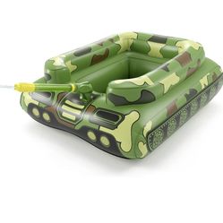 Tank Pool Floats Kids Adults - Inflatable Pool Floaties Swimming Pool Tank with Water Cannon Gun Swim Floaty Rafts Lake Beach Party Pool Toy