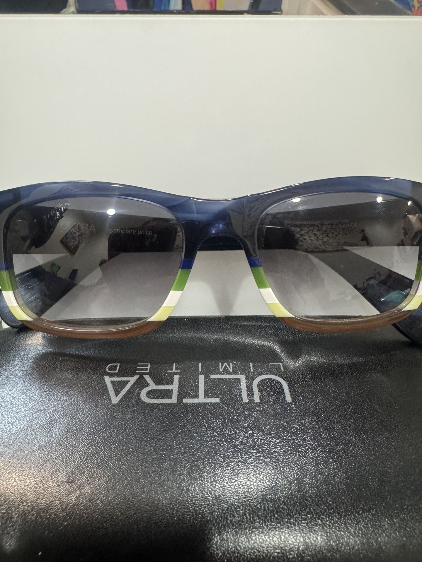 Handmade Italian Sunglasses ~ Handmade in Italy ~ Ultra Limited POSITANO Square Sunglasses 53-20-145