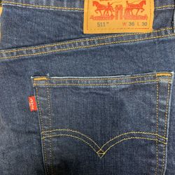 Levi 511 Blue W36 x L30