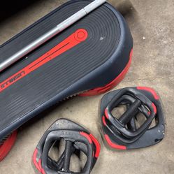 Bodypump Body Pump step and weights set with bar