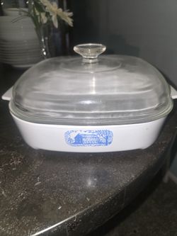 Vintage Corning Ware Browning Skillet With Lid 