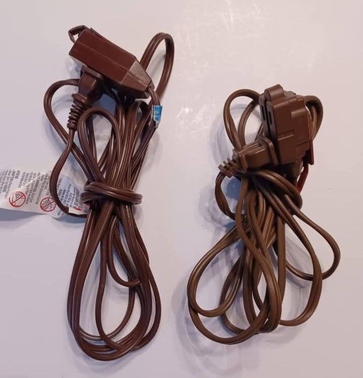 Two 9 foot indoor extension cords
