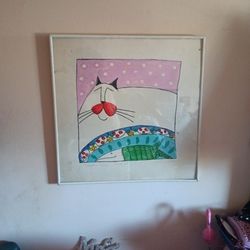 Martha Walhert Cat Drawing