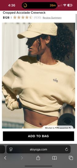 Alo crew neck women sweater