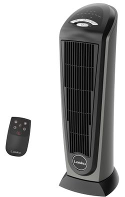 Lasko 1500W Ceramic Tower Space Heater with Remote