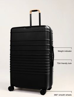 NWT - BEIS Large check in roller Black/Beige