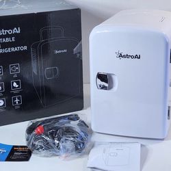 AstroAI Mini Fridge, 4 Liter/6 Can AC/DC Portable Thermoelectric Cooler and Warmer #863
