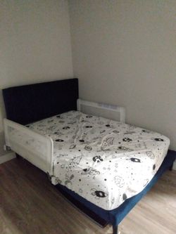 Full size bed and mattress