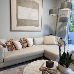 Rove Concepts “Belia” Sectional – Contemporary Minimalist  $1,200  