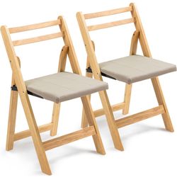 Folding Chair Indoor Or Outdoor Solid Wood