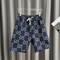 Gucci new wave laser double G denim short-sleeved shirt jacket