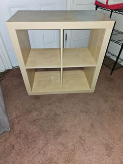 4-Cube Storage Shelf Unit