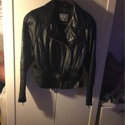 Genuine Leather Womens Jacket Size Am