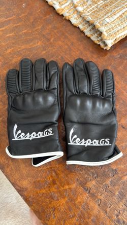 Leather Vespa Motorcycle Gloves