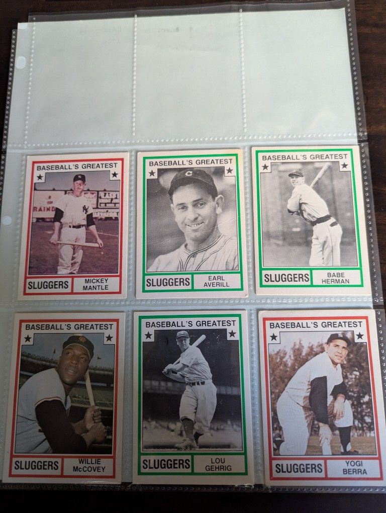 1982 TCMA Baseball's Greatest Sluggers