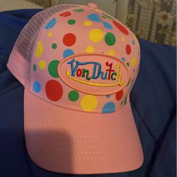 Pink Von Dutch Trucker Hat (Authentic)