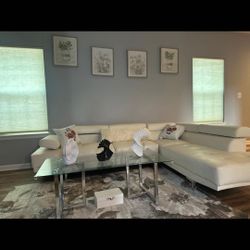 Leather Sectional Sofa 