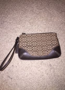 Real coach wristlet