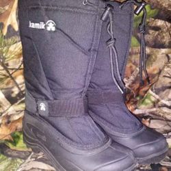 Women's Like New Kamik Green bay 4 Insulated Waterproof Winter Boots Size 8 