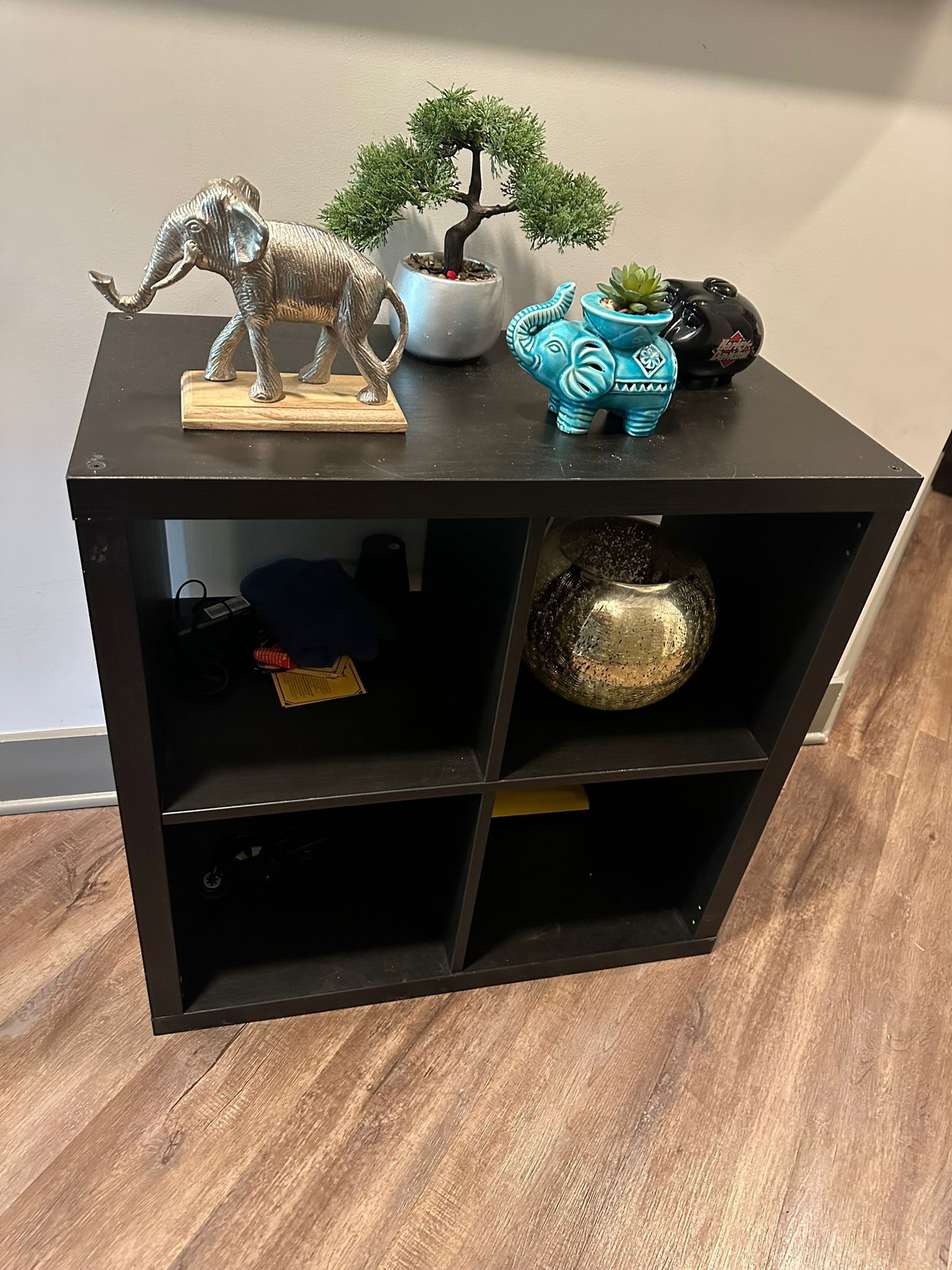 Shelf unit, black-brown, 30 1/8x30 1/