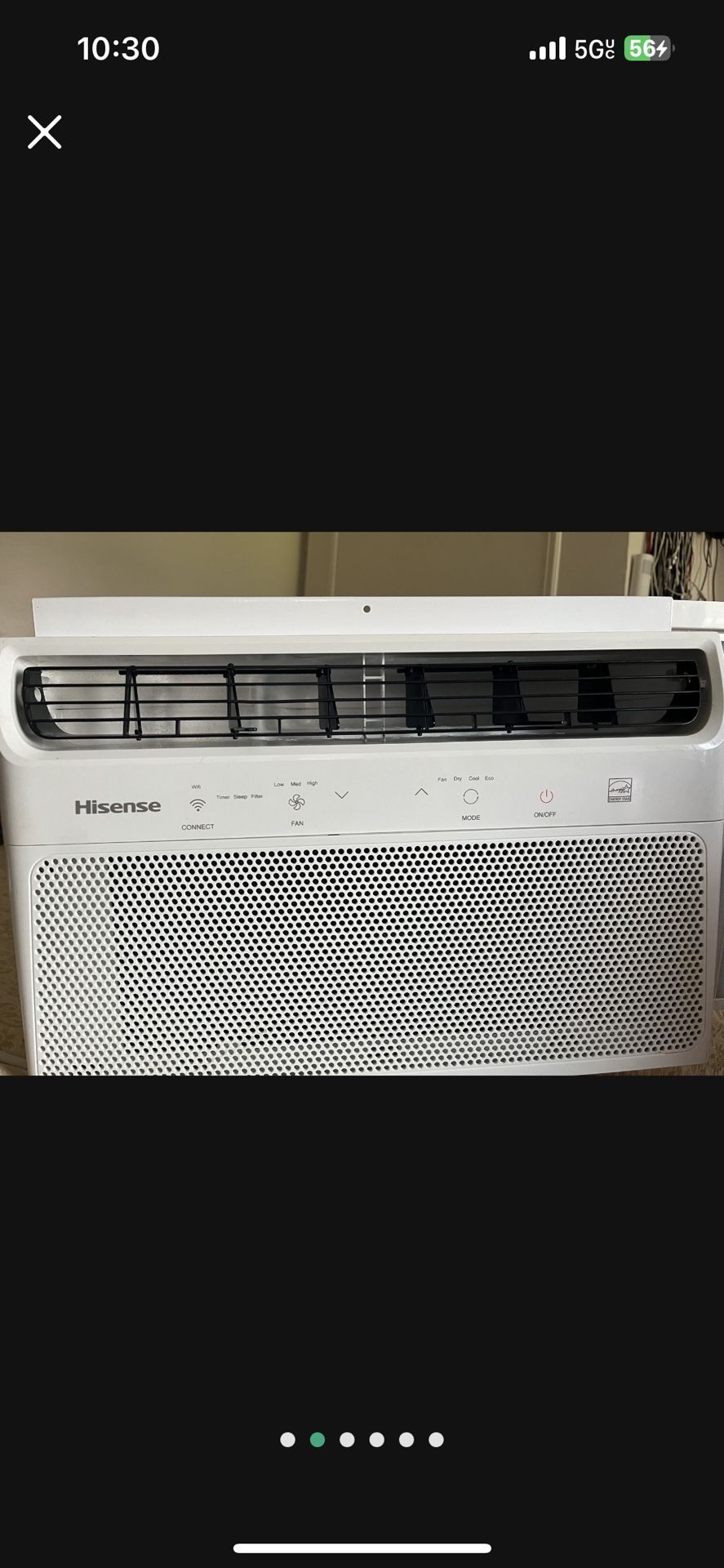 Hisense 350-sq ft Window Air Conditioneru (115-Volt; 8000-BTU) ENERGY STAR Wi-Fi