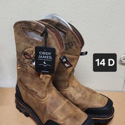 Cody James Work Boots Sz 14 D COMPOSITE TOE 