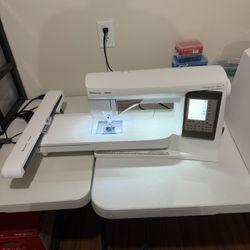 Husqvarna Embroidery Machines (two) and Accessories 