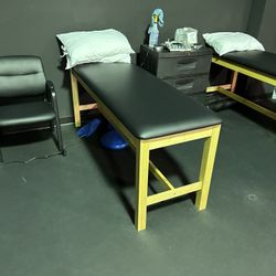 Wooden Straight Line Treatment Table