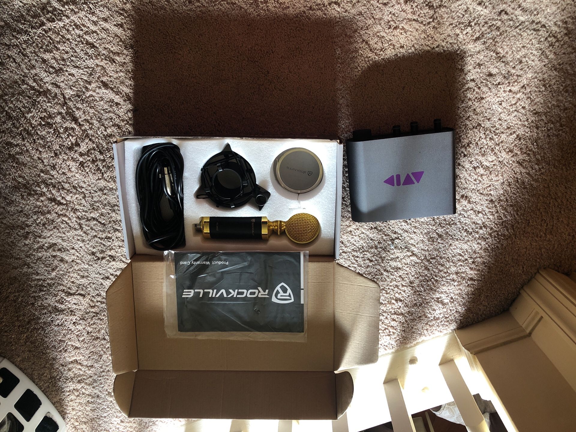 Rockville rcm02 mic and pro tools box mini