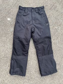 Size 10/12 Children Black Ski Snow Pants