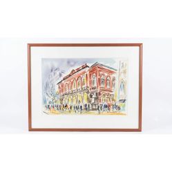 NY: Academy of Music Watercolor