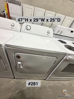 Amana dryer electric (#281)