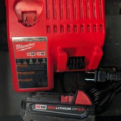 Milwaukee M18/M12 Charger With M18 Battery