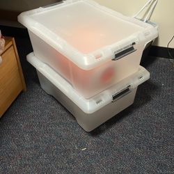 Clear Plastic Storage Containers