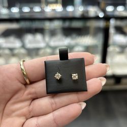 14kt lab Diamond studs .50ctw