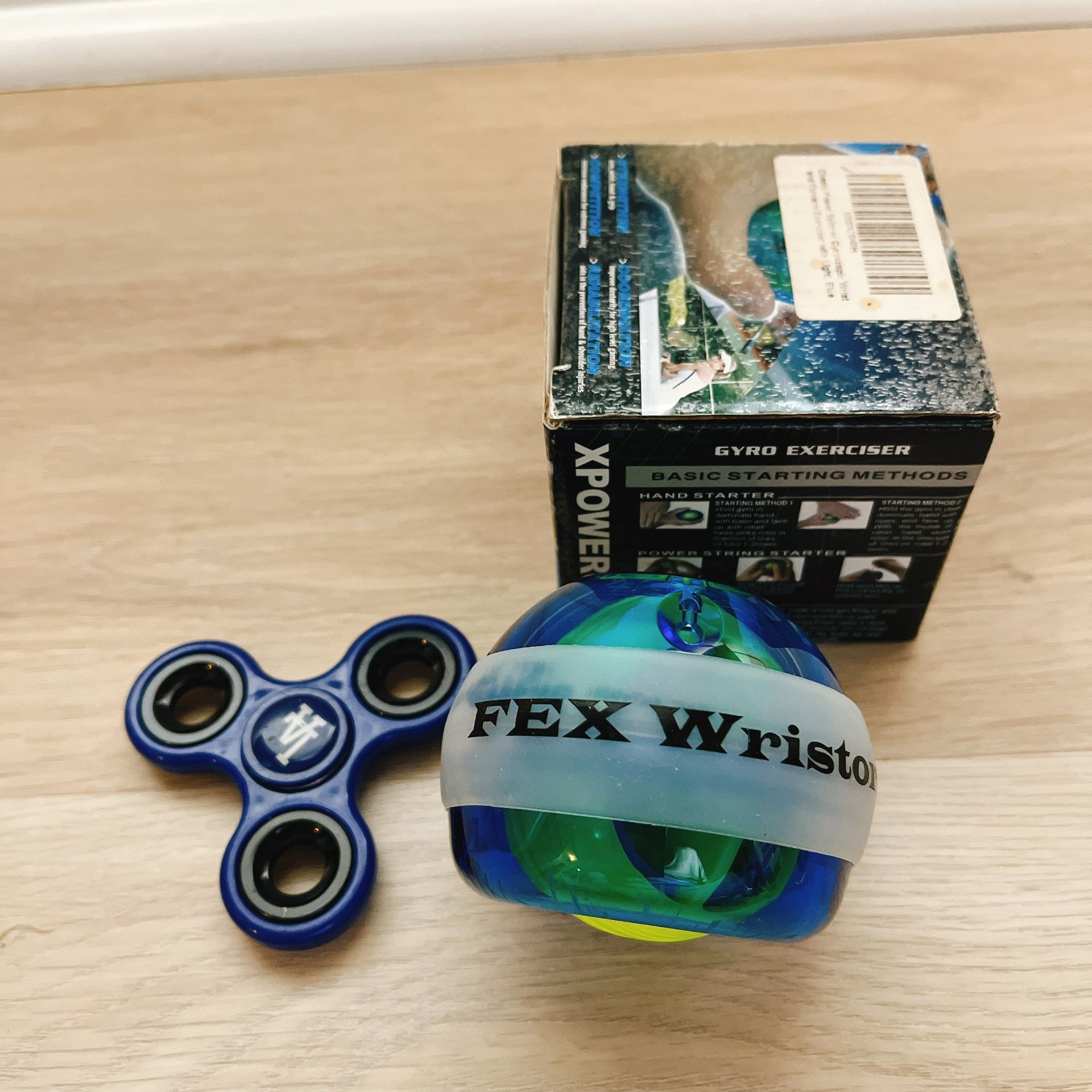 Wrist Exercises - Gyroscope Ball & Dodgers Stress pinner