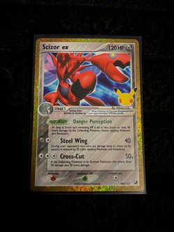 Scizor ex Pokémon Card 108/115 Holo