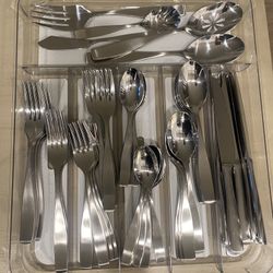 Silverware And Drawer Organizer