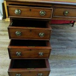 James Philips & Sons Three people antique English Partners Desk