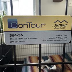 Midwest Dog Pen 8 Panels - 24 W x 36 H  + door