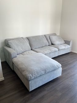 🛑MASSIVE SALE! New Grey Cloud 4pc Sectional Couch