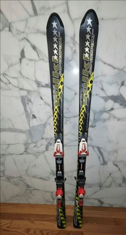 Völkl Supersport 6-Star Carving Skis with Integrated Marker Motion Bindings