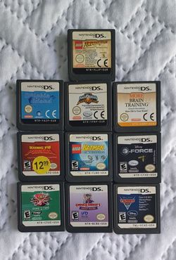 Nintendo DS Lot Of 10 Games 