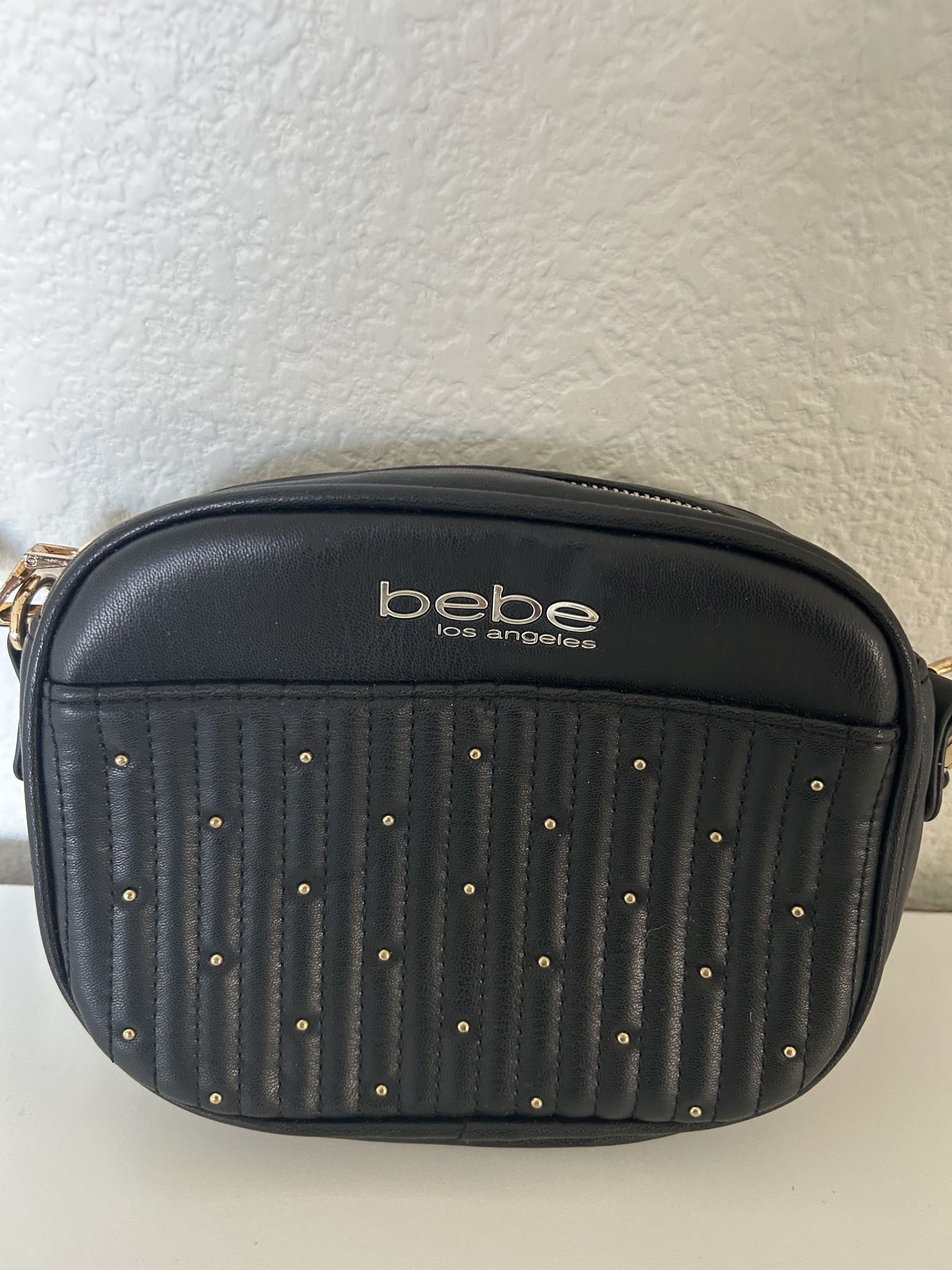 Bebe Women’s Faux Leather Satchel Crossbody Everyday Bag