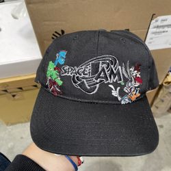 VTG 1996 Warner Bros Space Jam Tune Squad Embroidered Snapback Hat Cap Youth