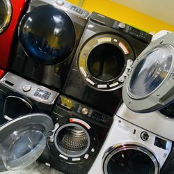 Samsung Black Washer And Dryer 11$ Down Payment 