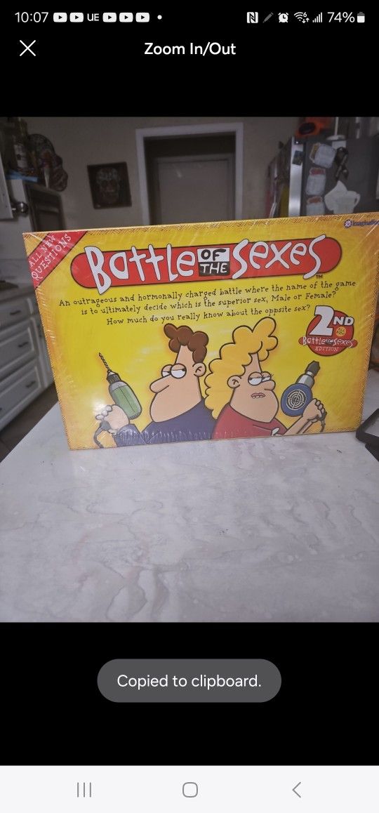 Battle of the Sexes Board Game 2nd Edition Adult Party by Imagination New